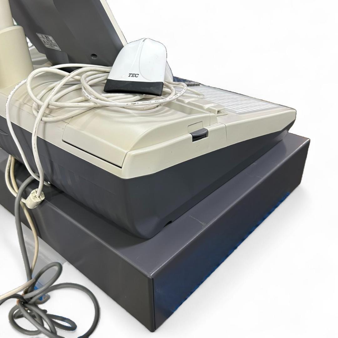 TEC東芝テック FS-2055 レジスター バーコードリーダー付 動作確認済①