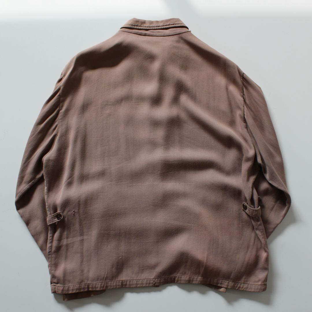 50s campus レーヨン　ギャバジン　ジャケット ビッグサイズ