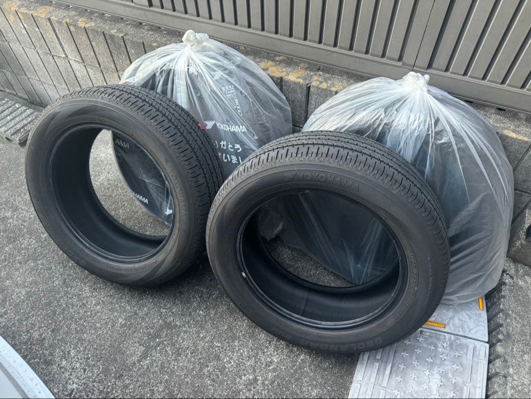 デリカD5 純正タイヤGEOLANDAR 225/55R18 4本セット