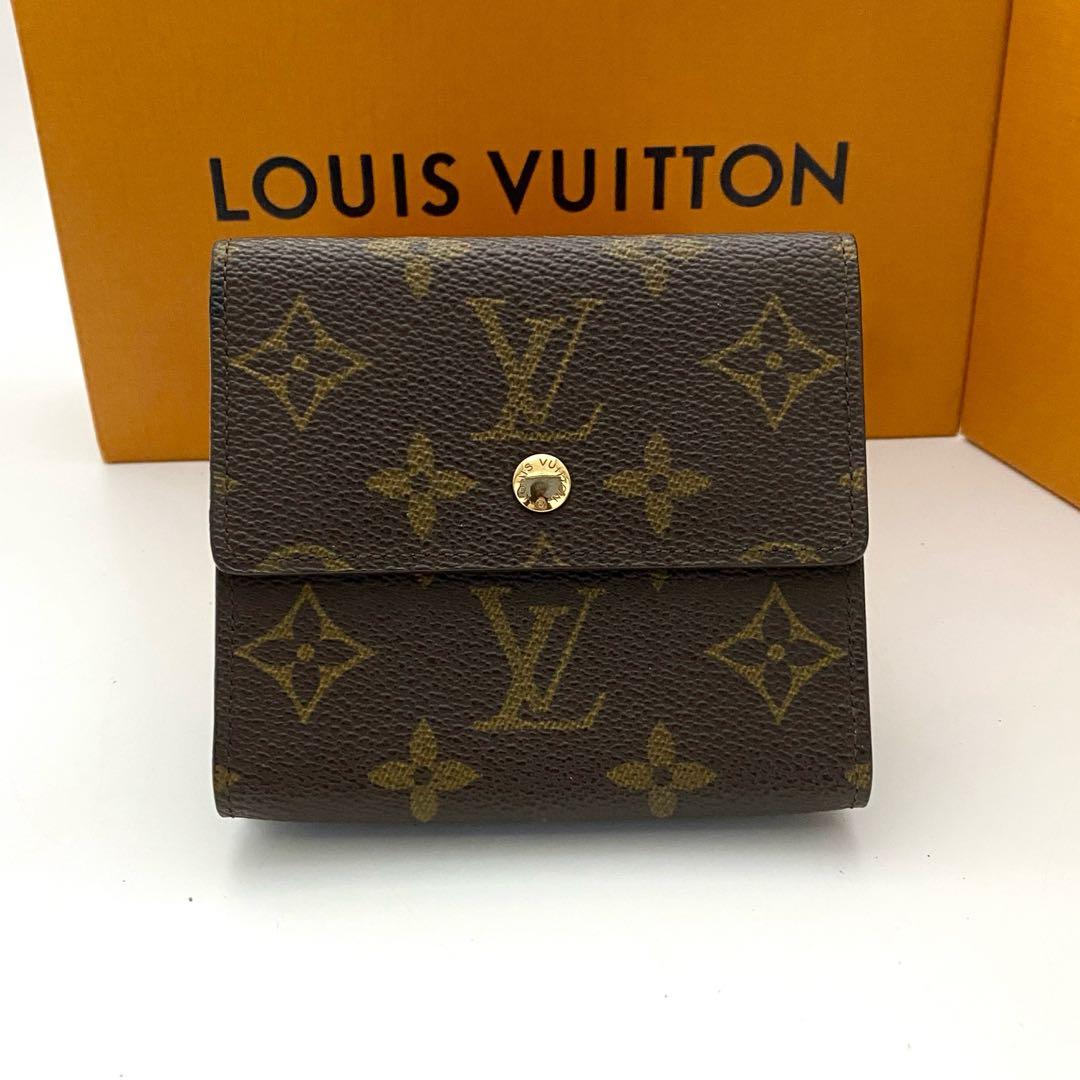 ルイヴィトン　モノグラム　エリーズ　折り財布　wホック