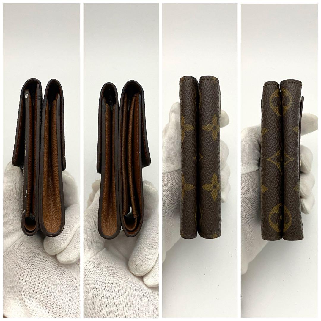 ルイヴィトン　モノグラム　エリーズ　折り財布　wホック