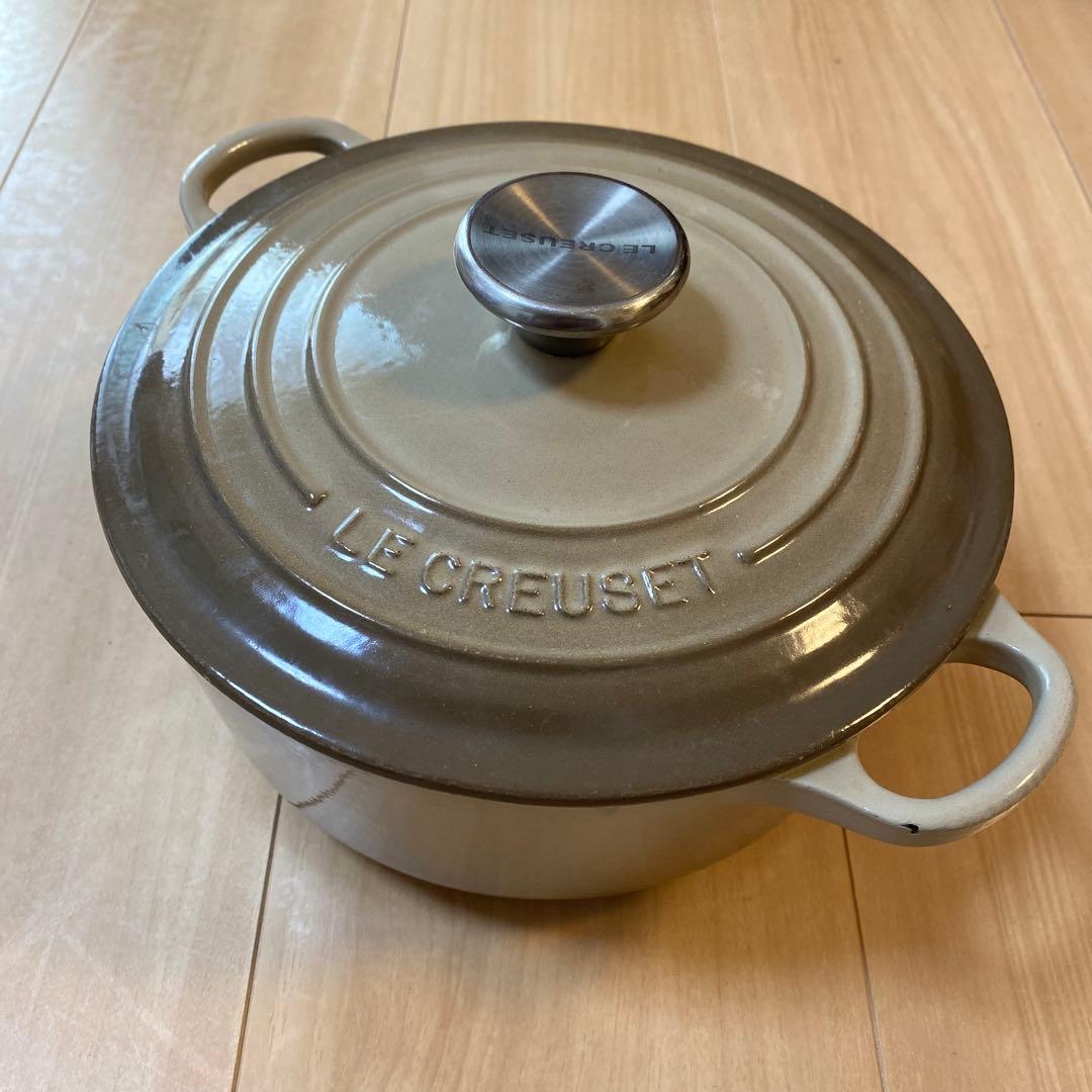 ルクルーゼ　LE CREUSET ココットロンド　20 リネン