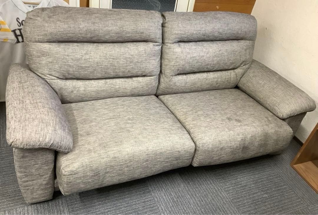 ニトリ 3人掛けソファ Nポケット A2 3P FM-MO ファブリックソファ