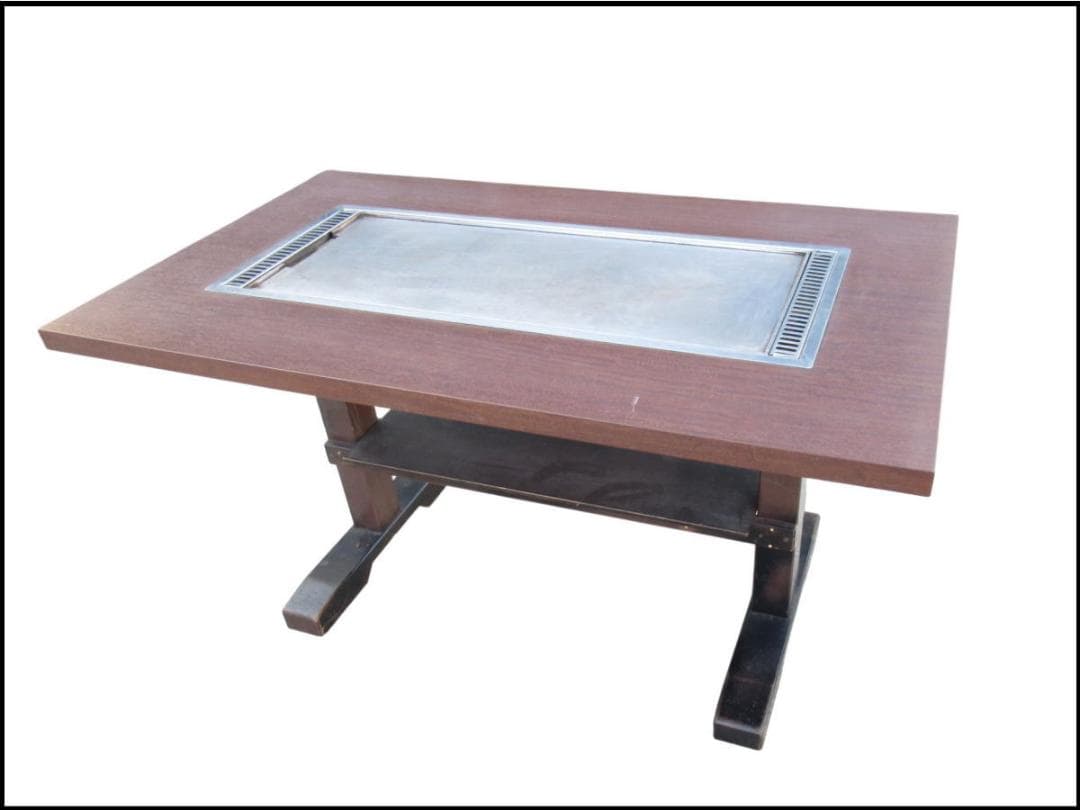 ■071001-187■お好み焼きテーブル■タケウチ■鉄板テーブル■都市ガス■