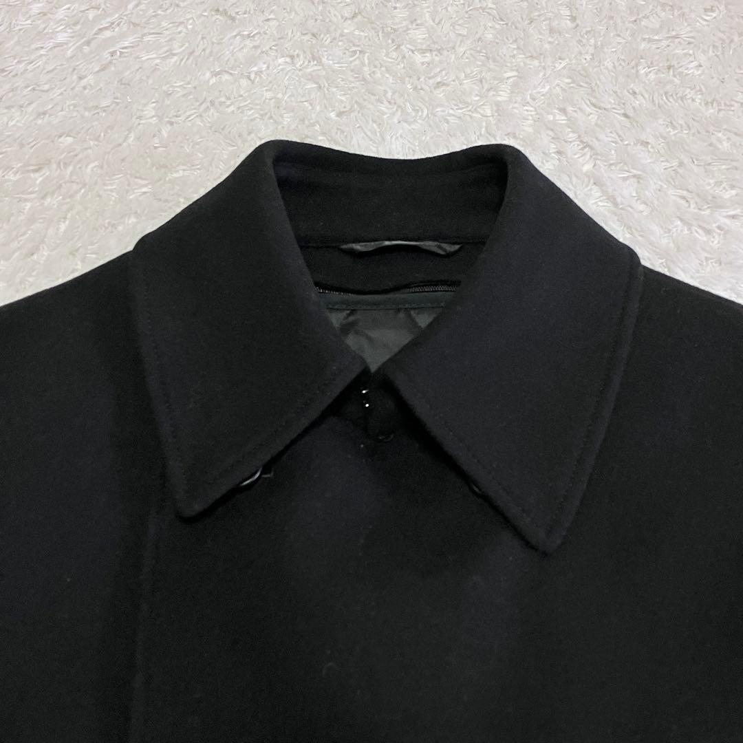 美品 キャサリンハムネット トレンチコート ウール ライナー ブラック XL