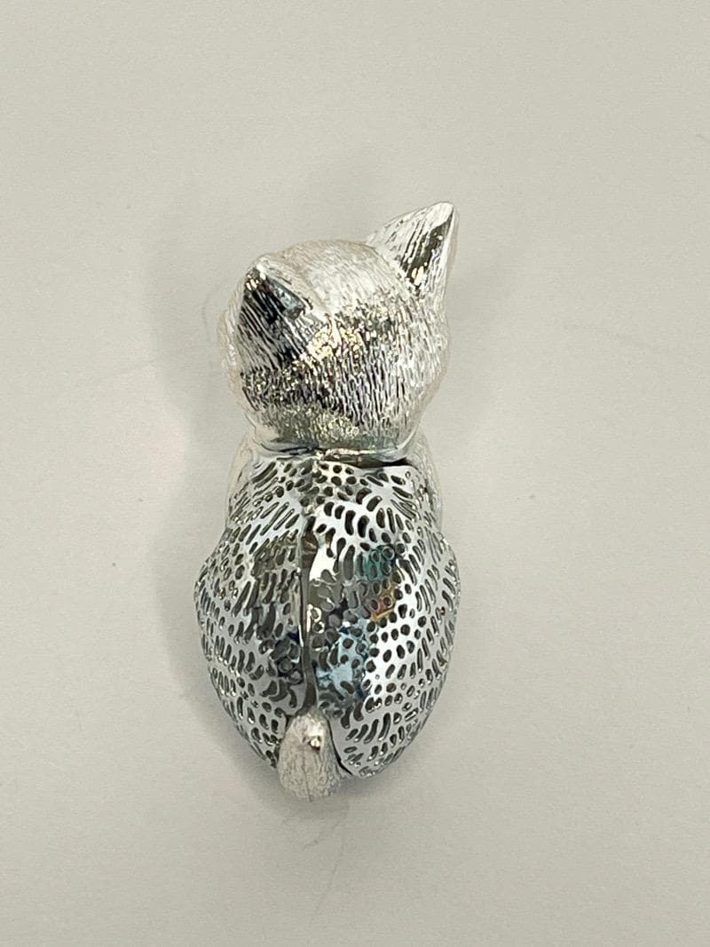【美品】クリストフル リュミエール コレクション 猫 子猫 クリストフルシルバー