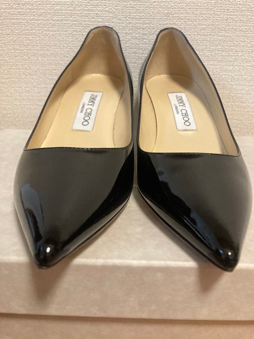 【試着のみ】JIMMY CHOO エナメルパンプス AZA 36½