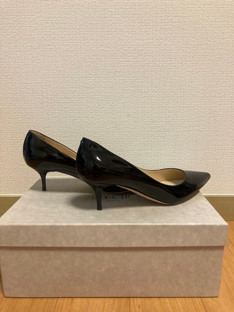 【試着のみ】JIMMY CHOO エナメルパンプス AZA 36½