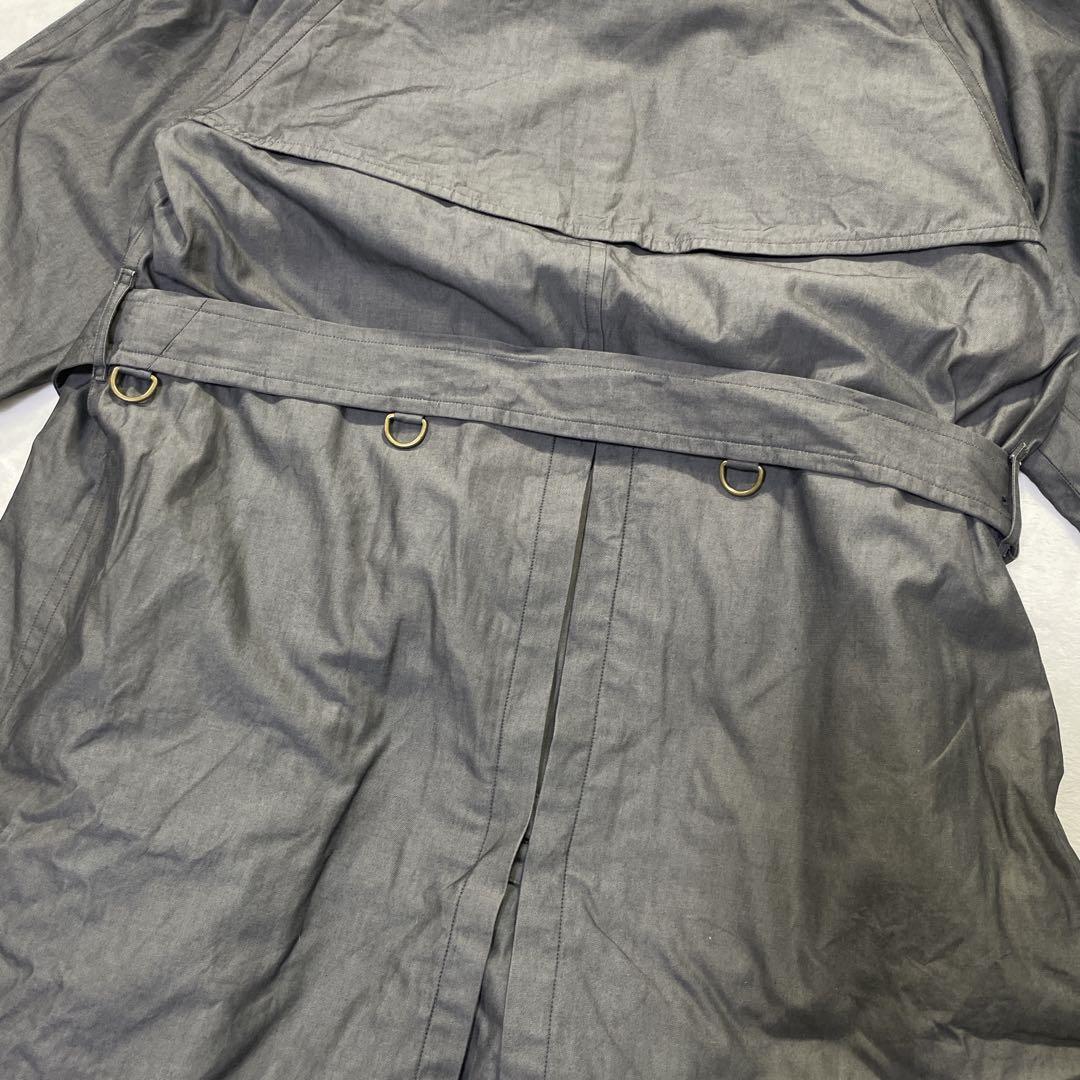 バーバリープローサム英国製トレンチコートヴィンテージグレーライナー付チェック