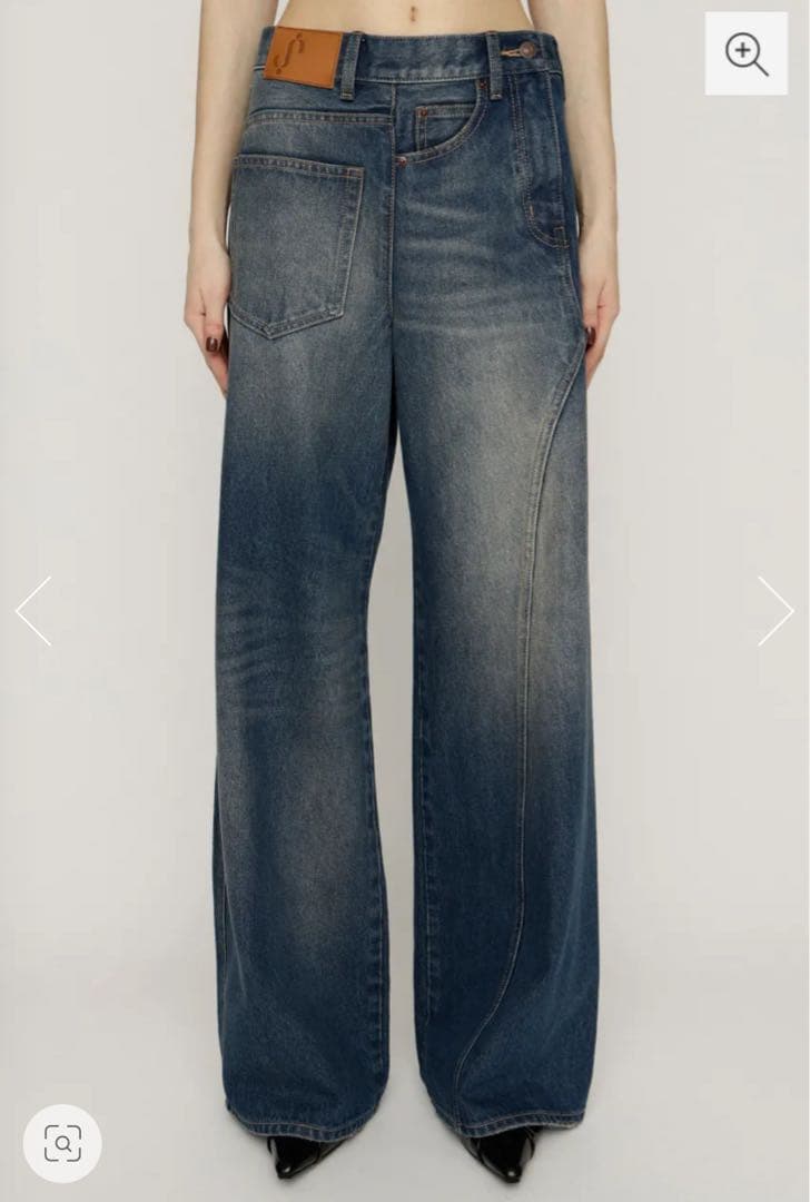 ３日までセールSLY BACK TO FRONT DENIM パンツ