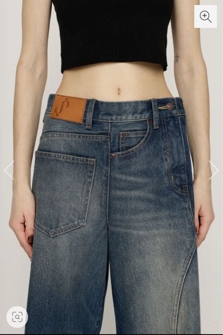 ３日までセールSLY BACK TO FRONT DENIM パンツ
