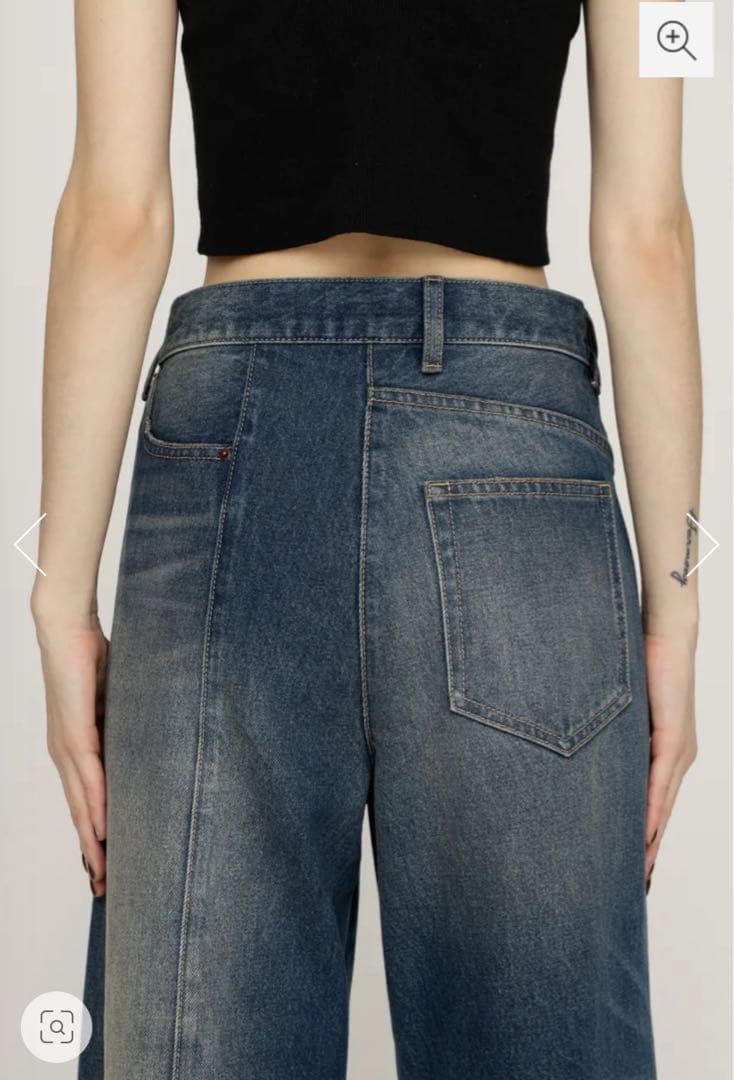 ３日までセールSLY BACK TO FRONT DENIM パンツ