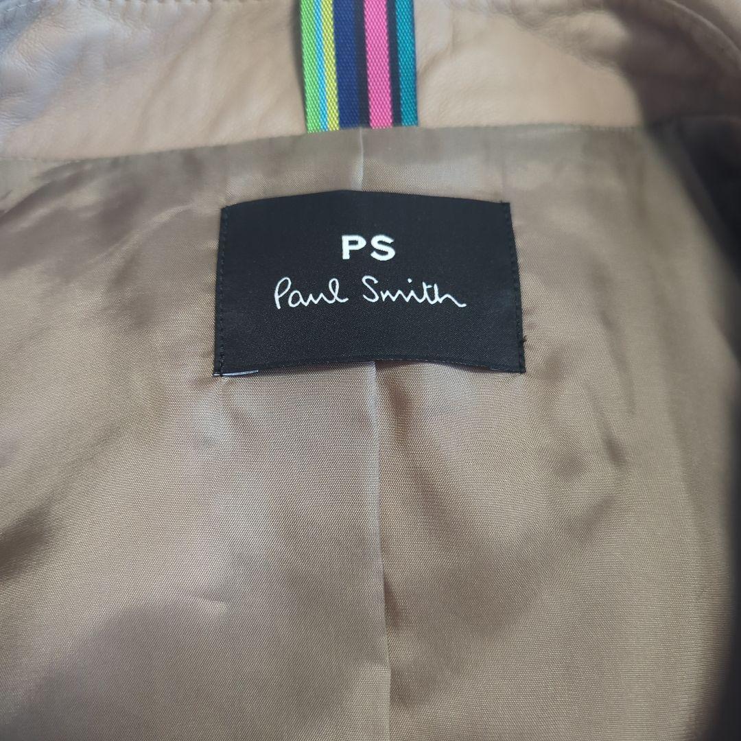 【値下げ】PS Paul Smith レザー ジャケット レディース 44L