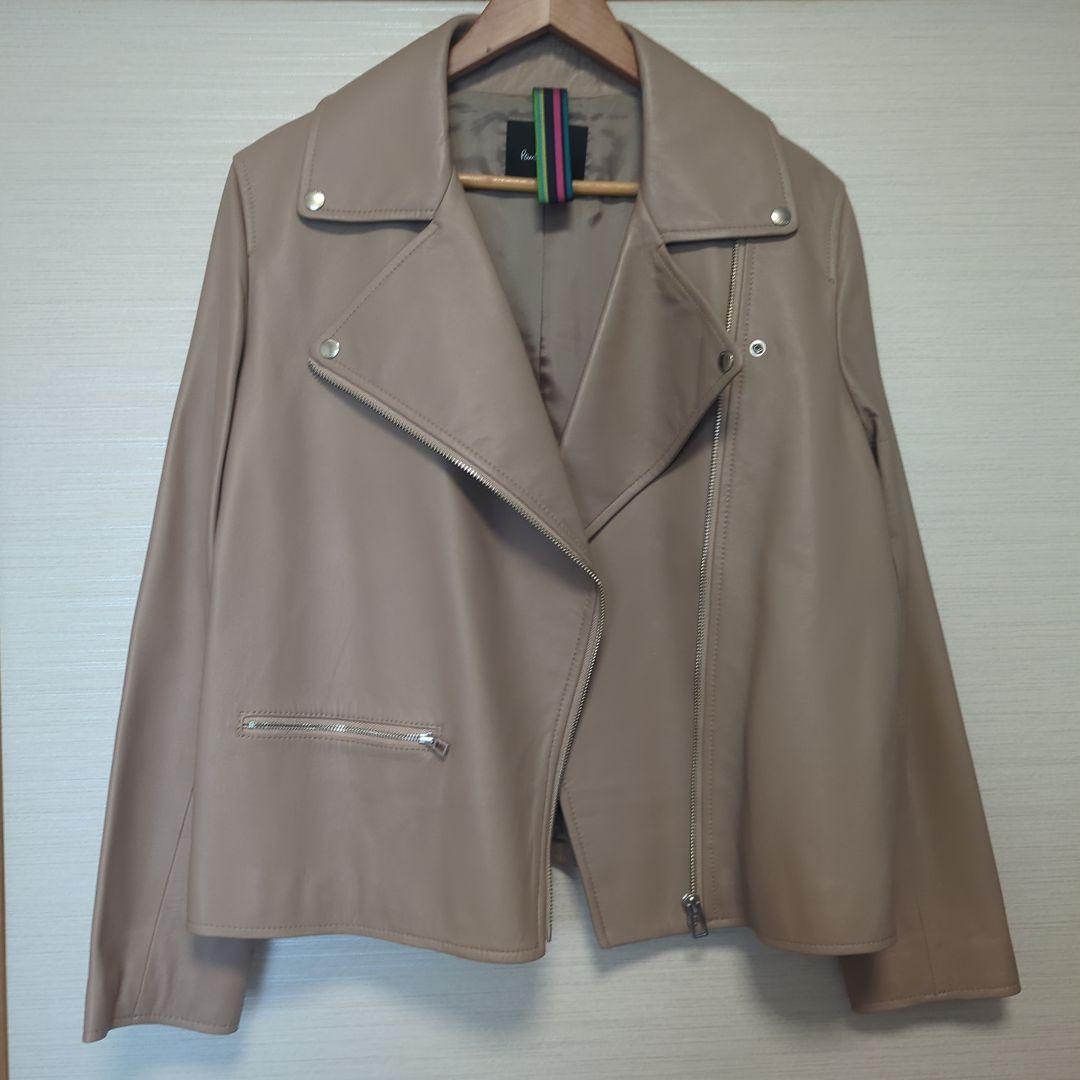 【値下げ】PS Paul Smith レザー ジャケット レディース 44L