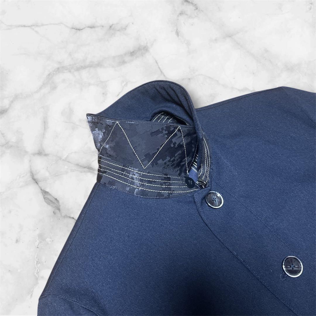 極美品 未使用級 mitsumine ステンカラー コート ネイビー L