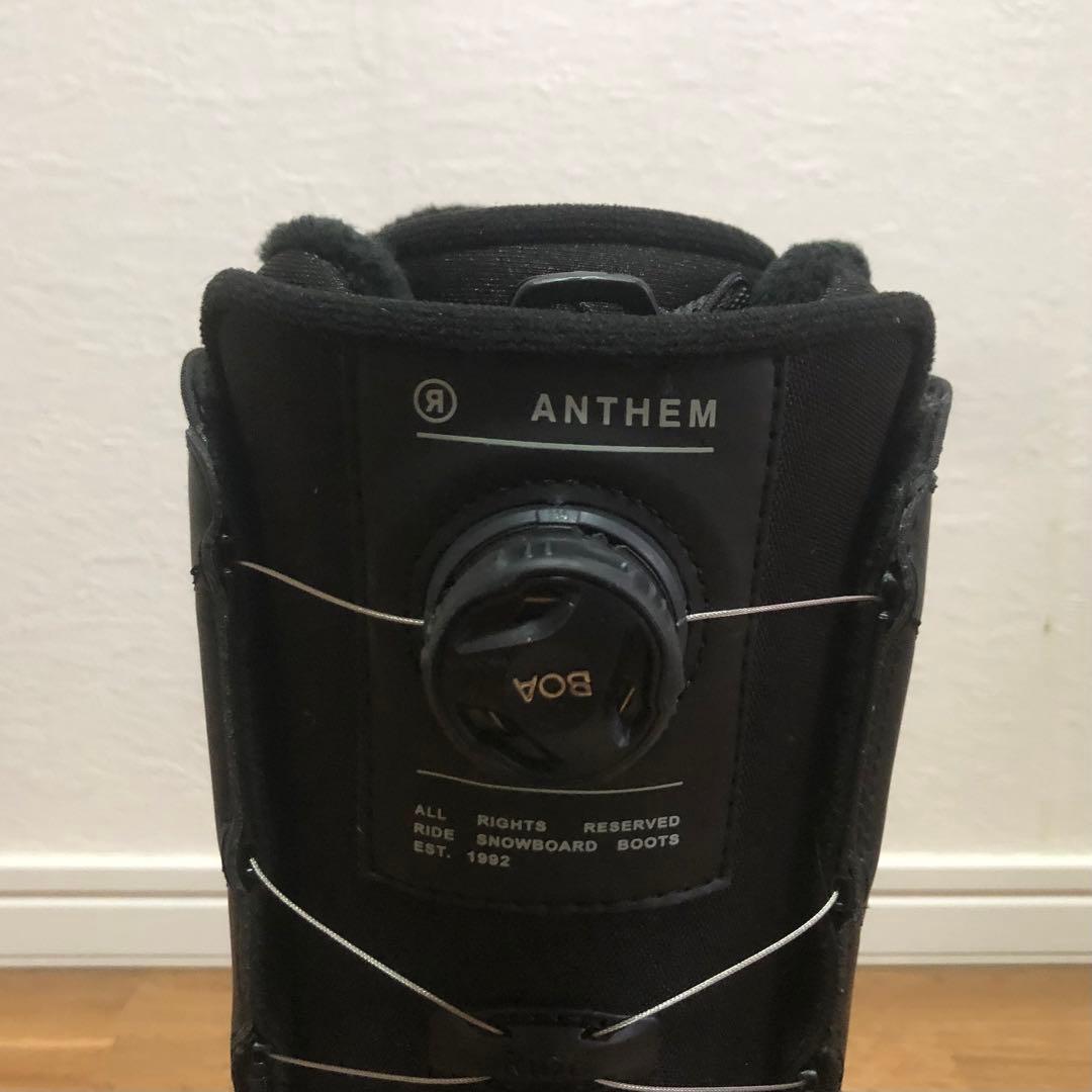 RIDE ANTHEM スノーボードブーツ28㎝ブラック/ホワイト/新品未使用品