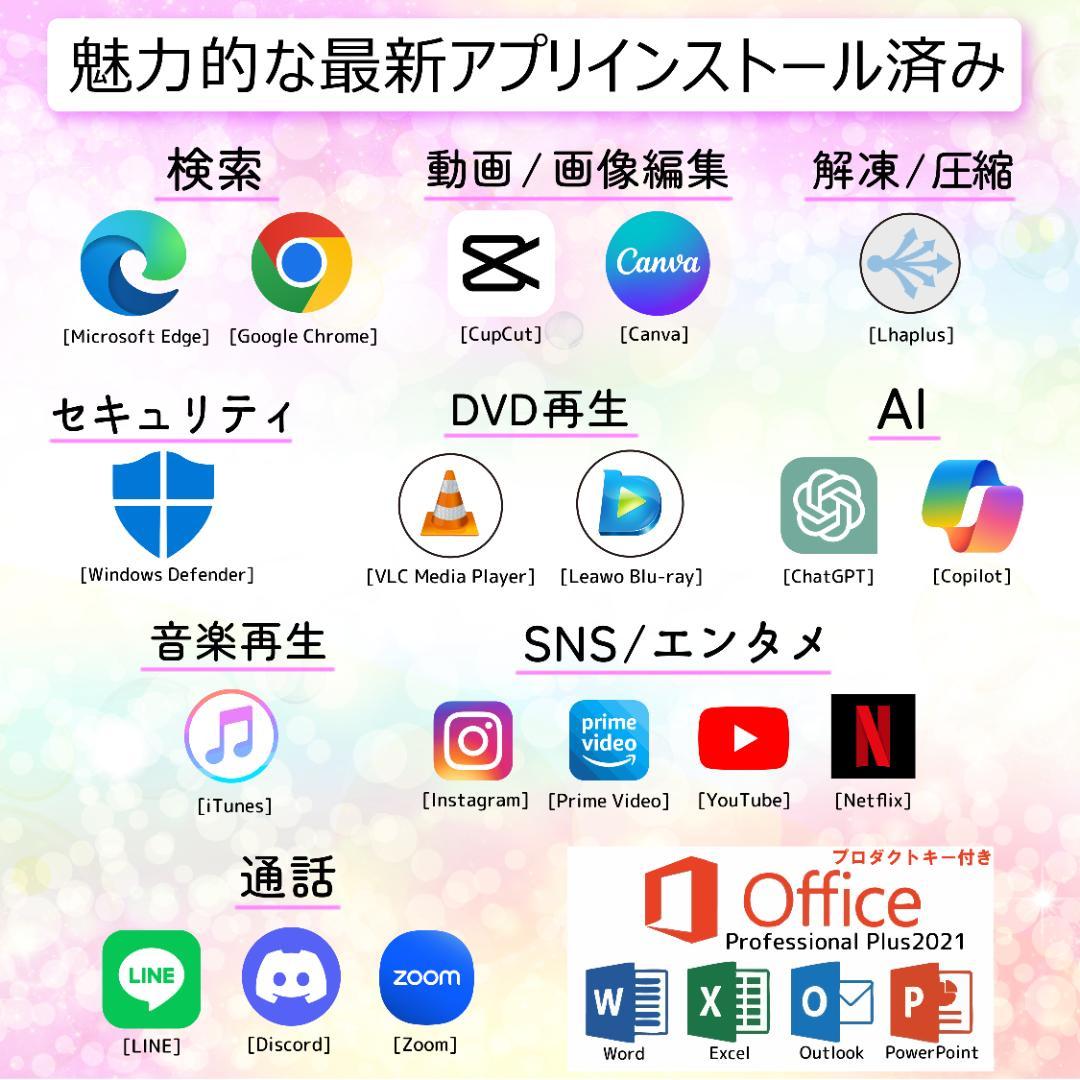 NEC LAVIE i7 新品SSD メモリ8GB オフィス付き ノートパソコン