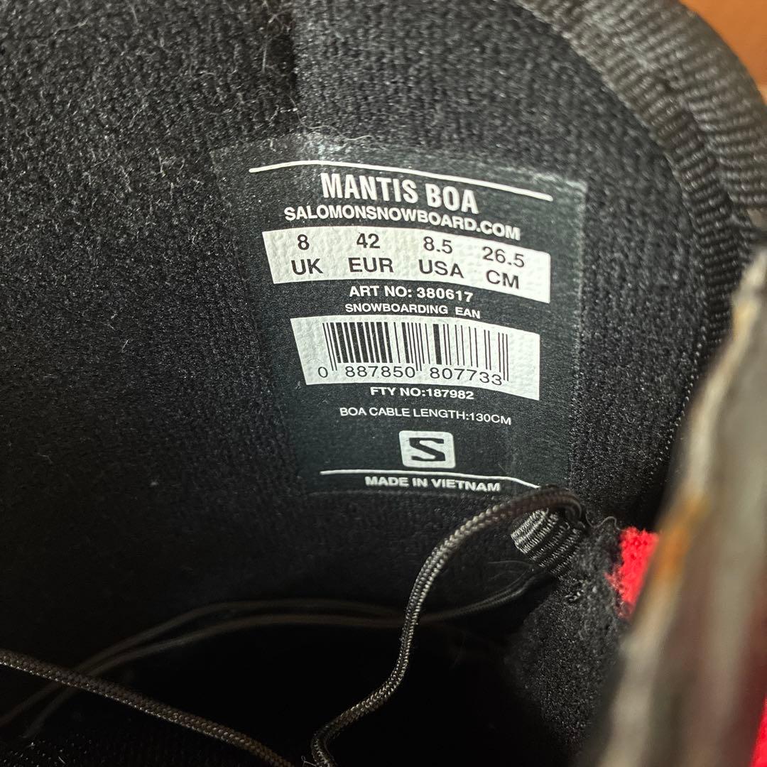 値下げ‼︎ SALOMON スノーボードブーツ ブラック/レッド