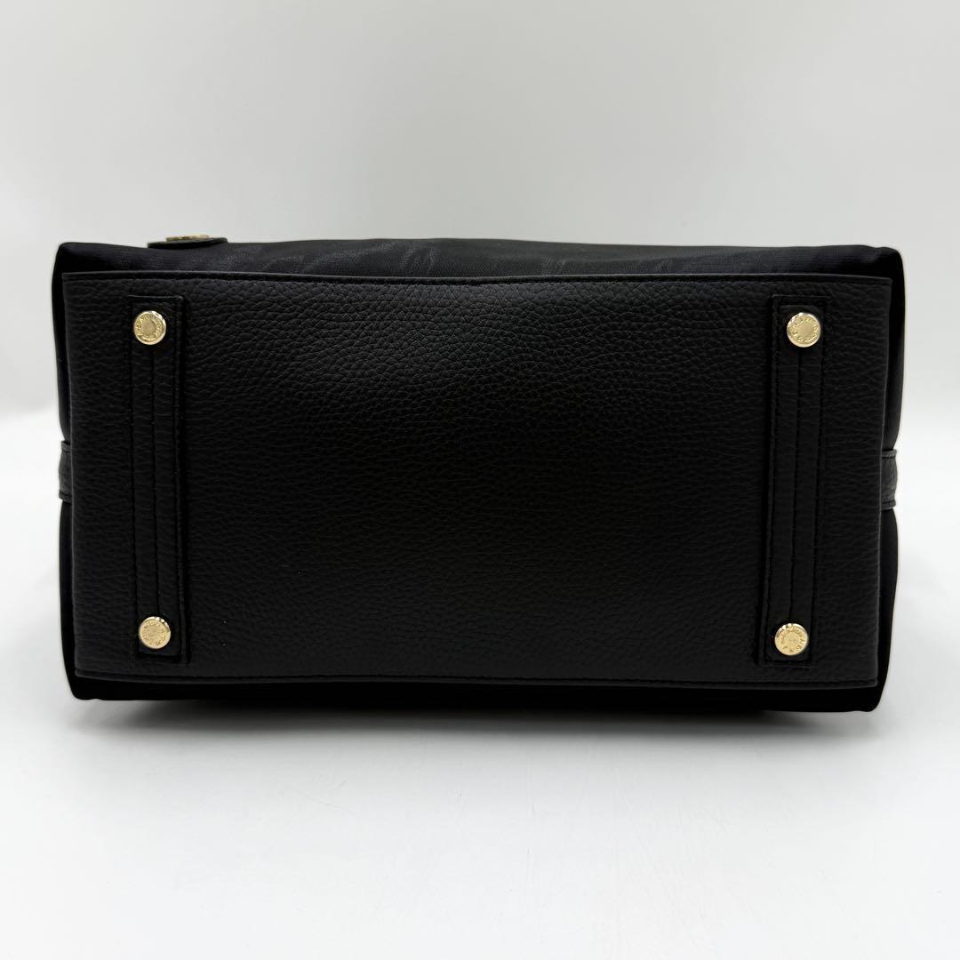 【極美品】ADMJ ナイロンリュクスマーキスボストン ロゴ 現行品 ブラック