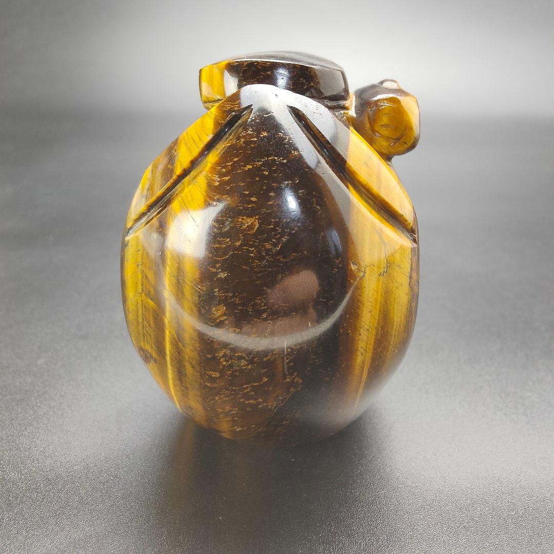 6 大黒様（大）タイガーアイ　虎目石　金運　財運　七福神　天然石　縁起物　風水