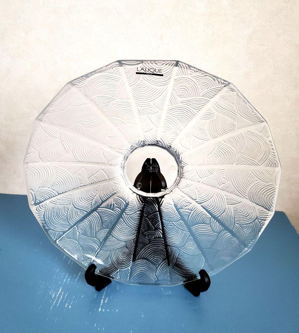 LALIQUE 波模様 クリスタル皿