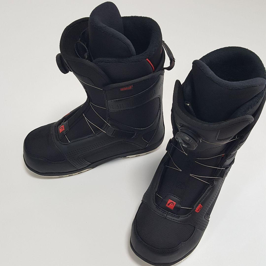 美品 HEAD スノーボードブーツ STRIKE BOA ブラック 27.5cm