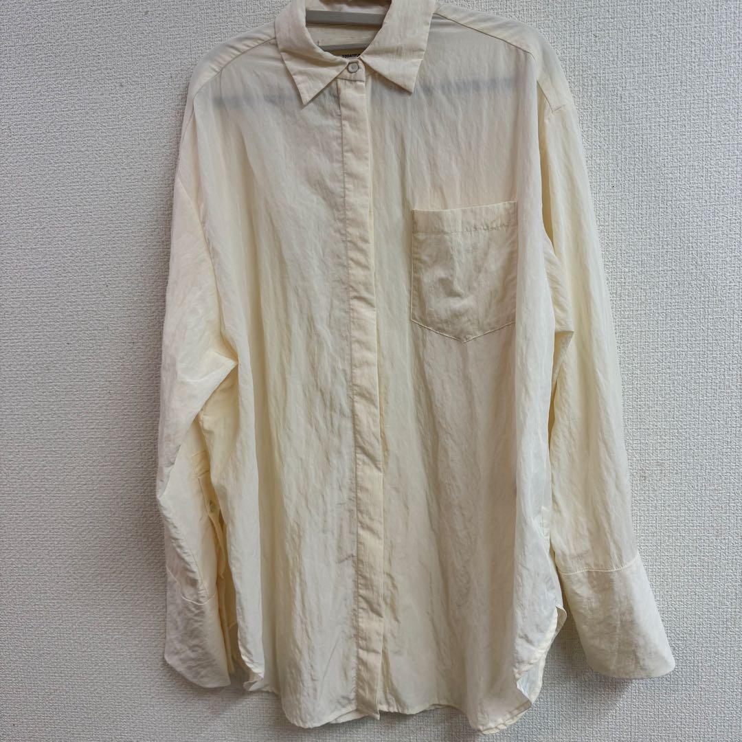 TODAYFUL Silky Pocket Shirts エクリュ 長袖シャツ