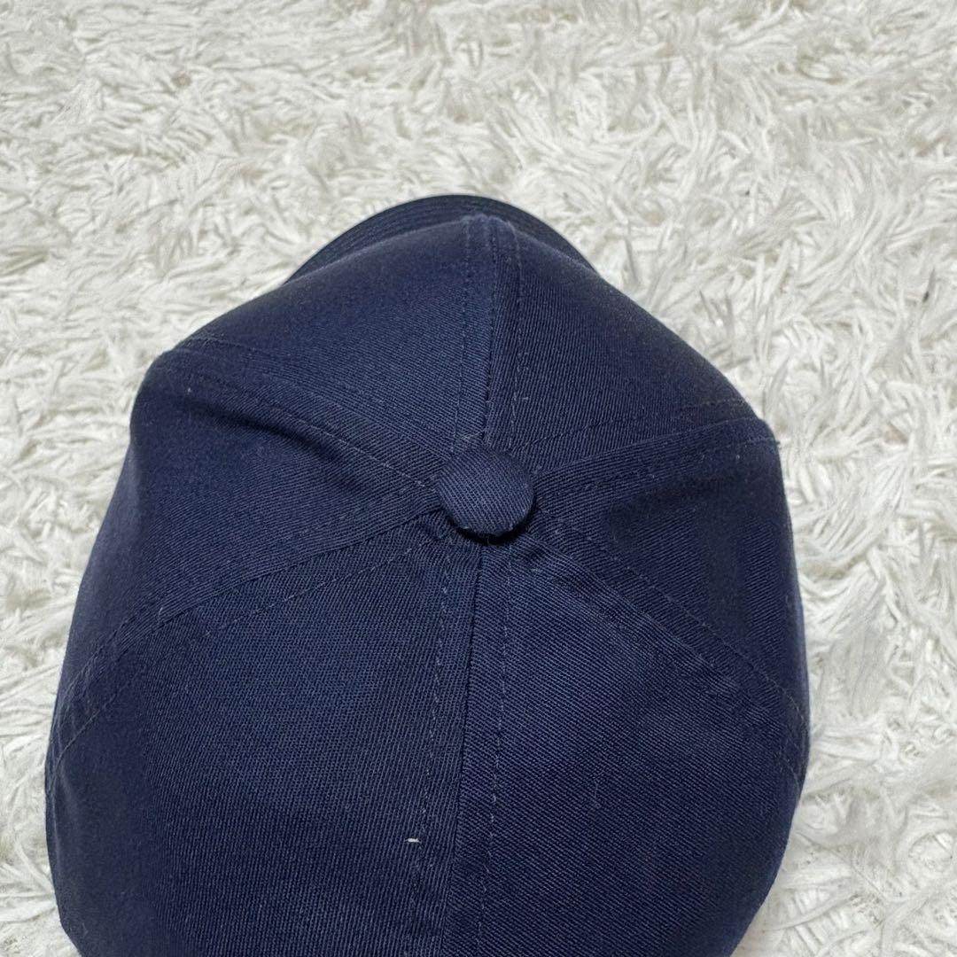 美品　セリーヌ CELINE ロゴキャップ ネイビー 帽子 Mサイズ