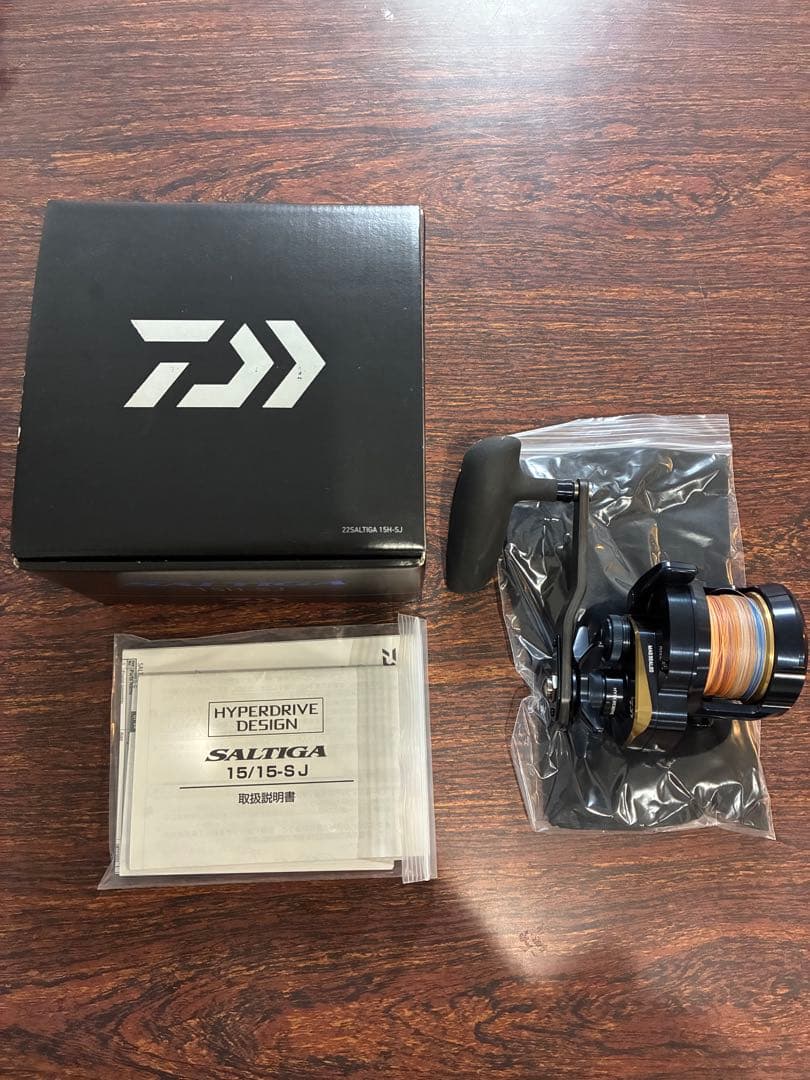 HIDES出品　DAIWA SALTIGA 15-SJ ベイトリール