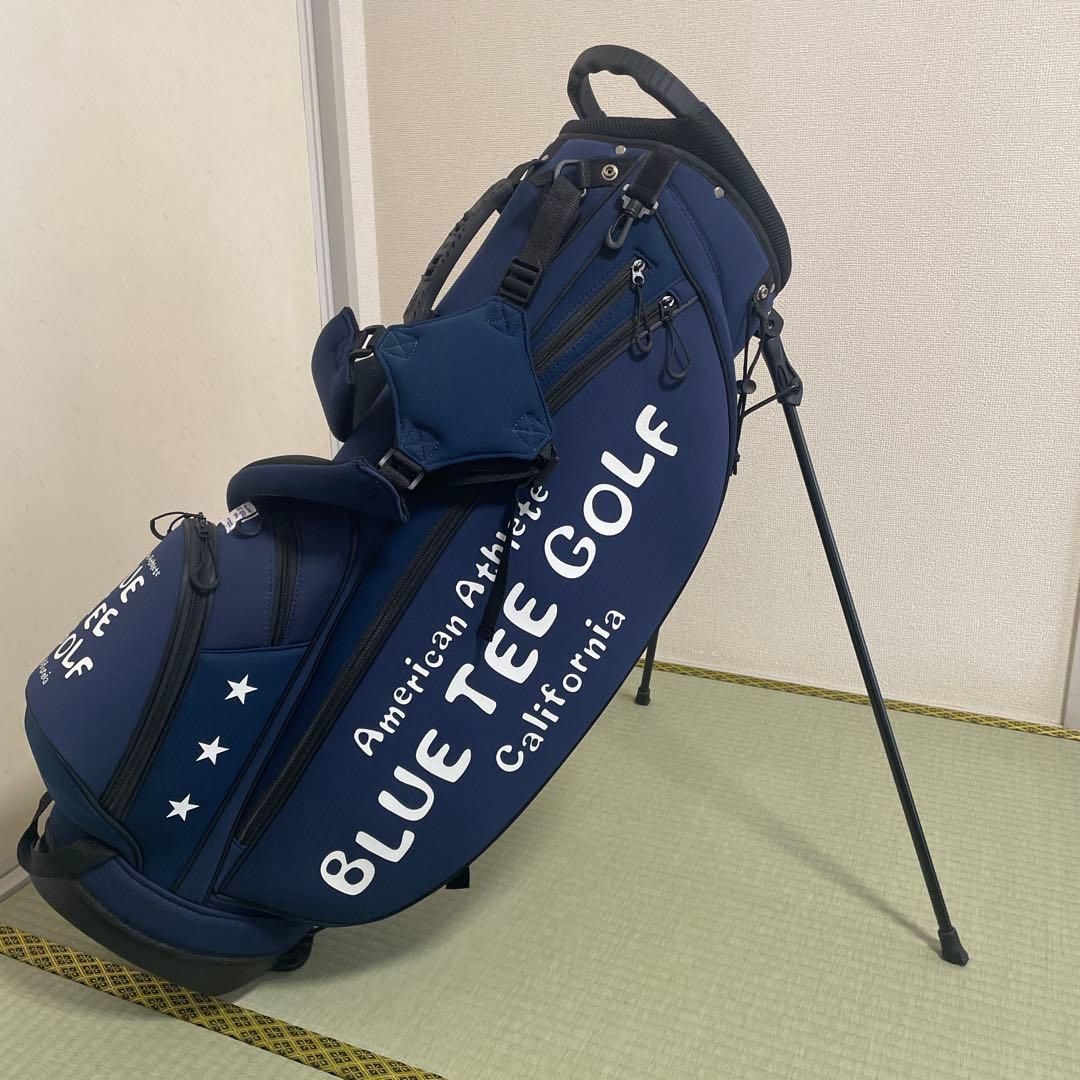 BLUE TEE GOLF キャディバッグ ネイビー