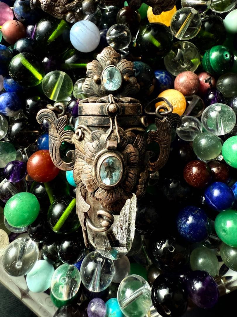 希少⚜️アンティーククリスタルペンダントトップ⚜️水晶　原石