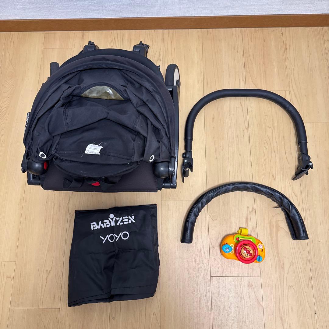週末限定値下げ!YOYO BABYZEN 6+ 折りたたみ式ベビーカー ブラック