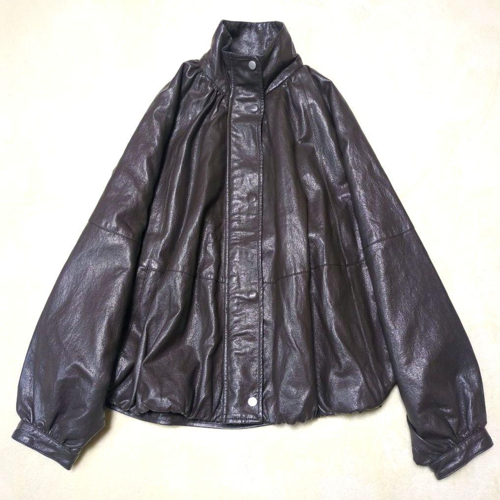 ZARA【未使用級美品】現行品　フェイクレザー ボンバージャケット　アウター