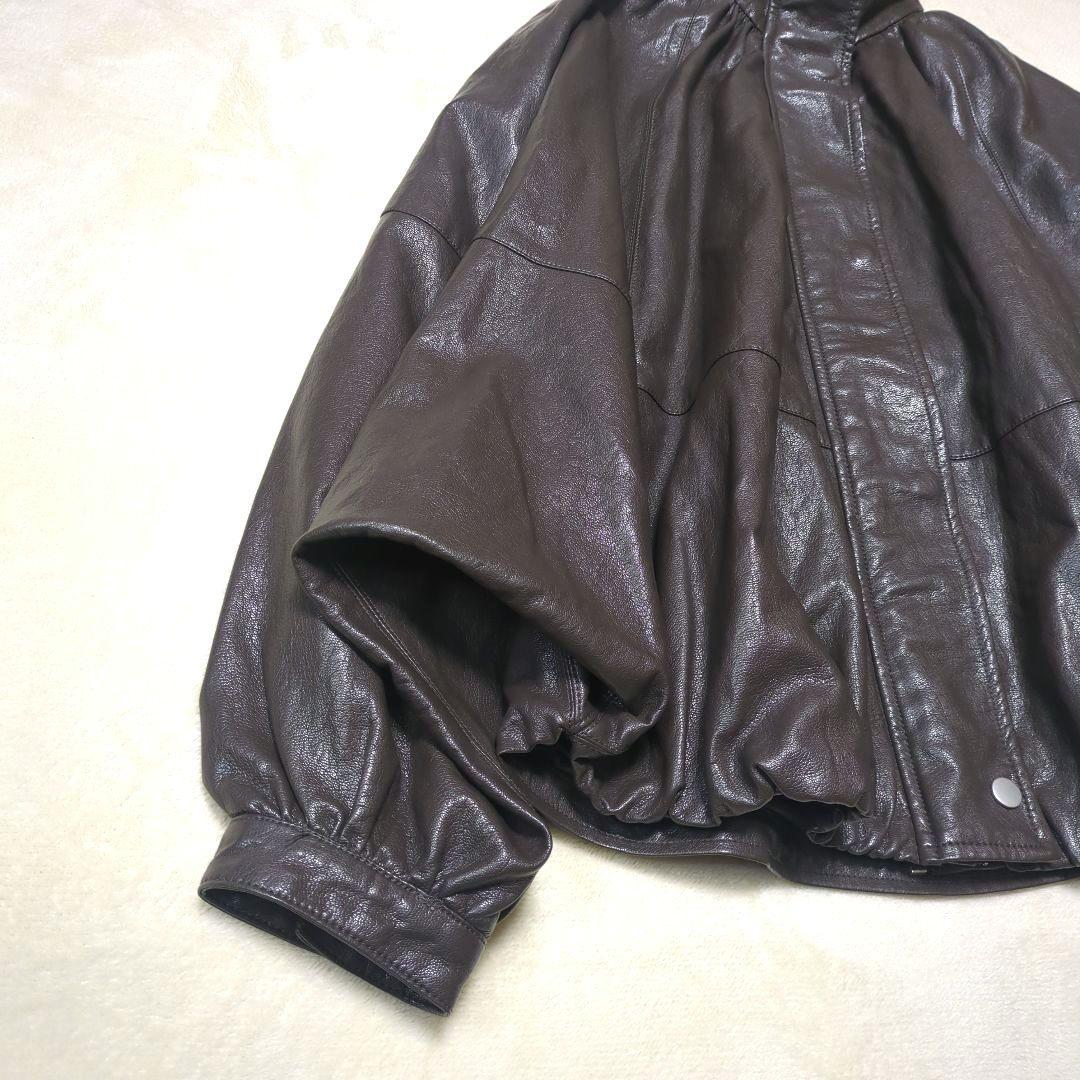 ZARA【未使用級美品】現行品　フェイクレザー ボンバージャケット　アウター