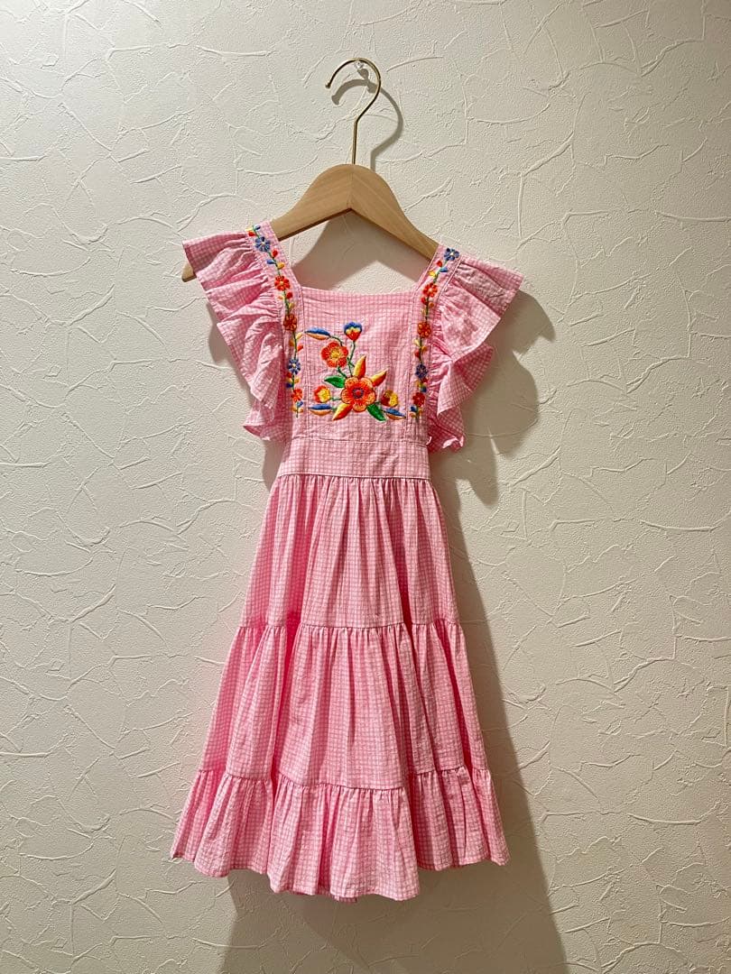 kidsagogo 2025ss エプロンワンピース　新品　未使用