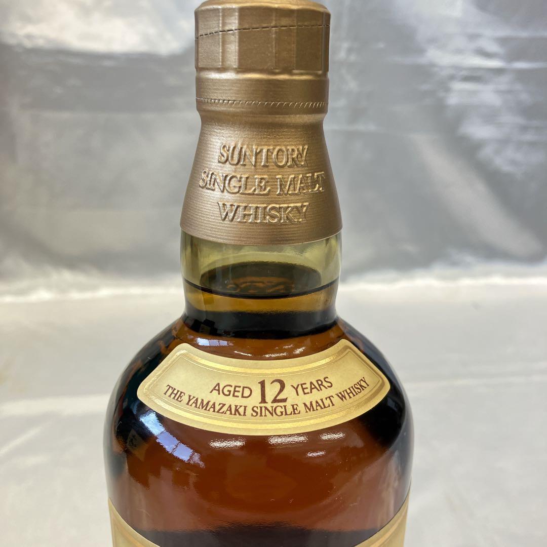 山崎12年 シングルモルト ウイスキー 箱付き 未開封 700ml