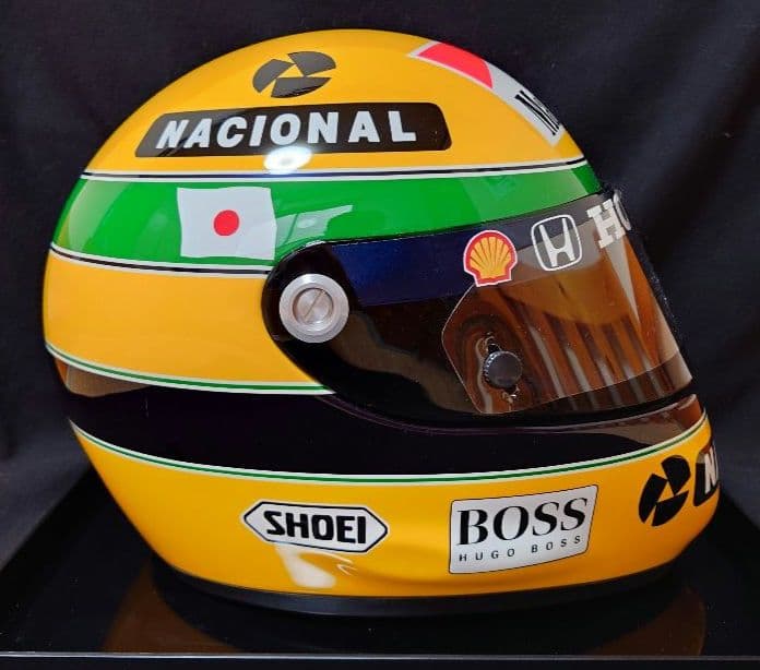 【プロフ必読】A.セナ レプリカヘルメット F1 1992年 鈴鹿仕様 極上品質