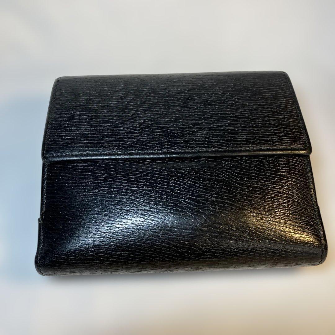 【GUCCI 】グッチ ジャッキーコンパクトウォレット 二つ折り財布 ブラック