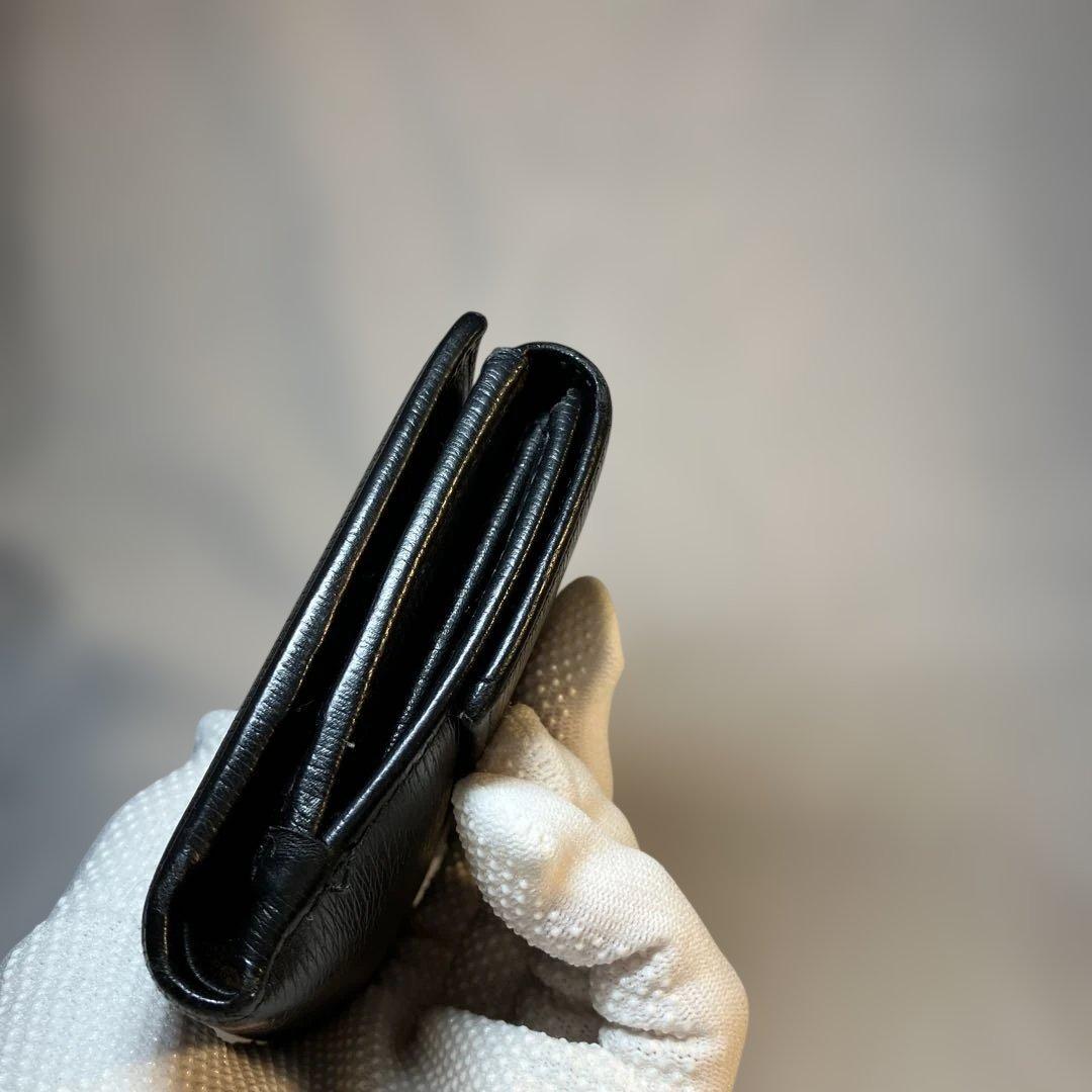 【GUCCI 】グッチ ジャッキーコンパクトウォレット 二つ折り財布 ブラック