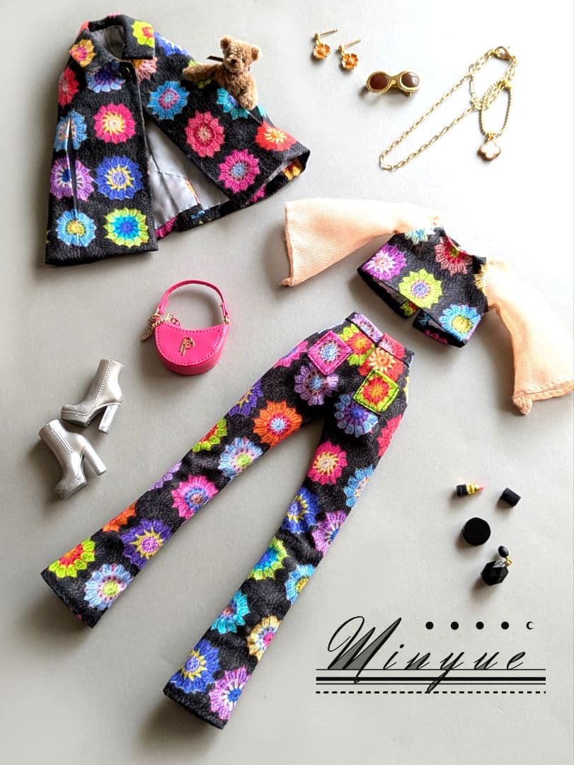 ポピーパーカー 花柄セットアップコーデセット