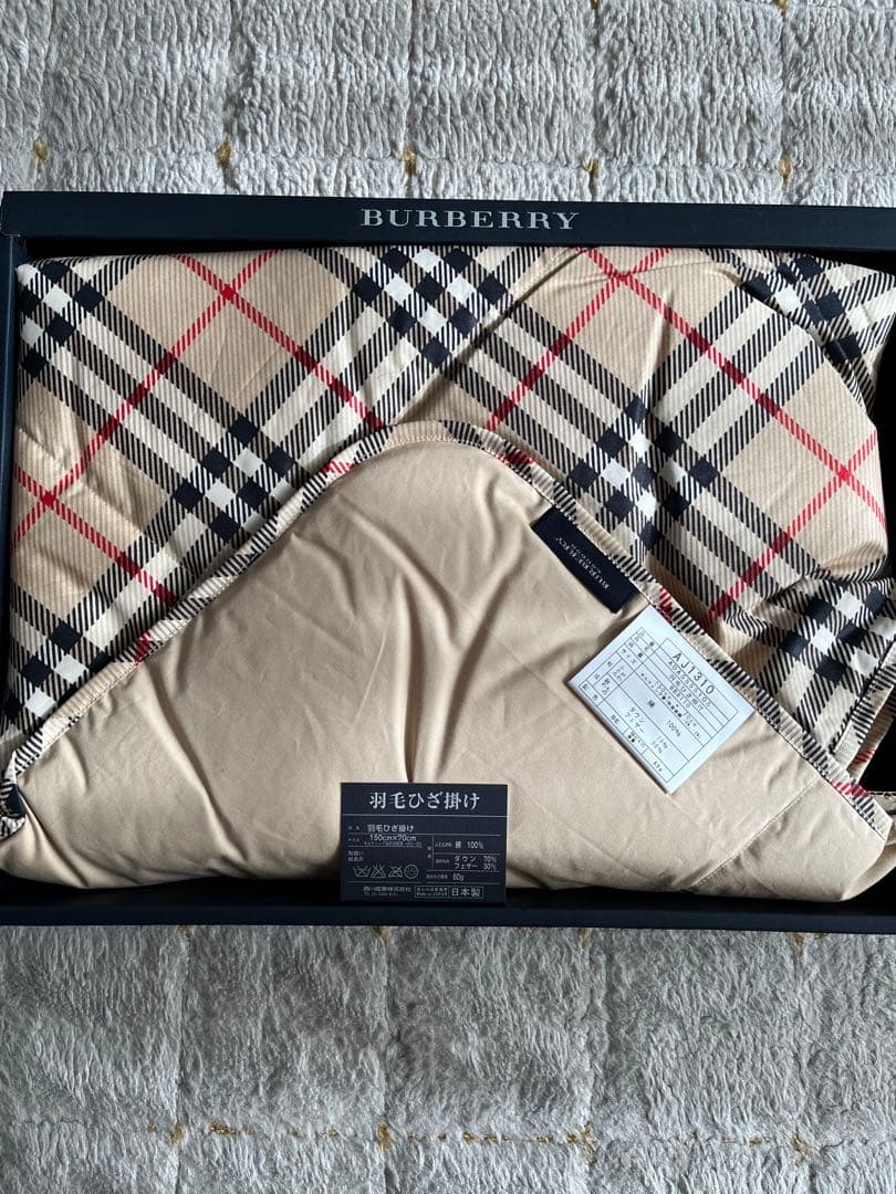 Burberry バーバリー　羽毛ひざ掛け　新品未使用