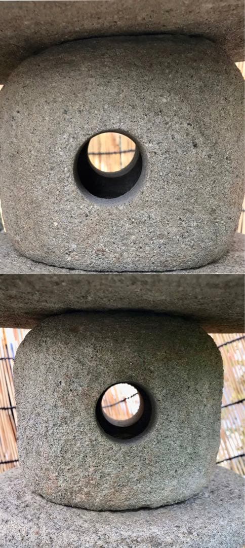 【天然石・石灯篭・坪庭灯篭・茶庭石灯篭】庭石オブジェ置物ガーデニング造園箱庭露地