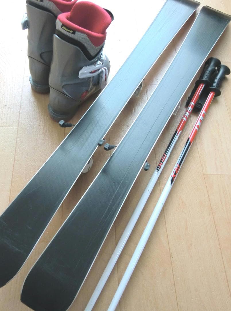 ■■送料無料■ATOMIC＋Hart■子供用スキーセット■110/21■WAX■