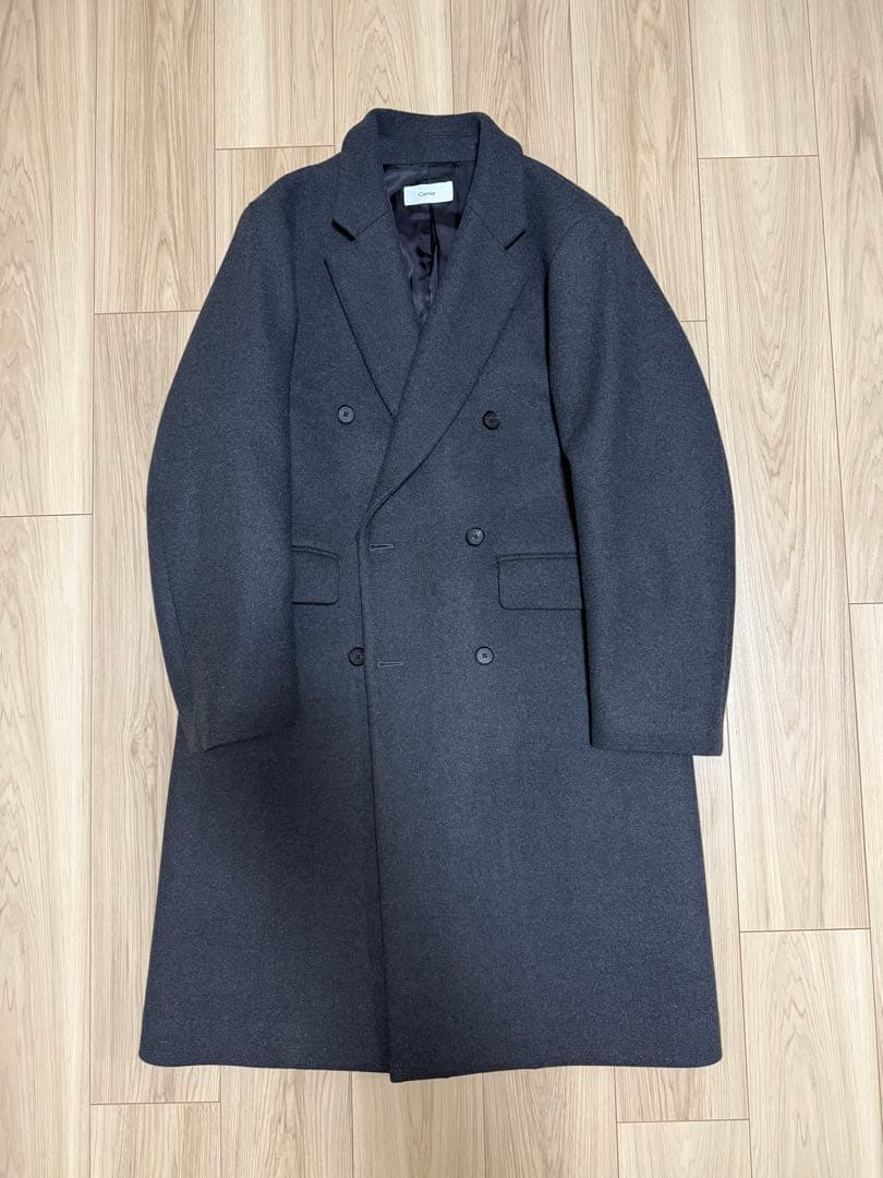 ジ*ン様 Cornier WOOL DOUBLE BREASTED LONG C