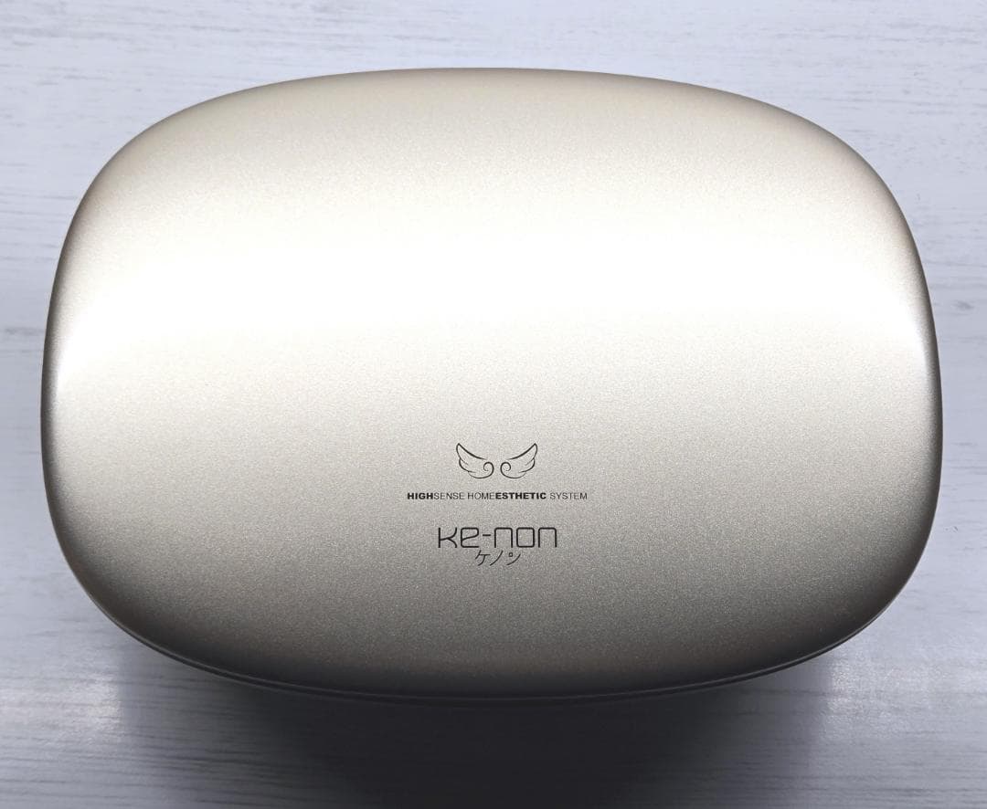 【未使用品】脱毛器 ケノン Ke-non Ver 8.6 シャンパンゴールド