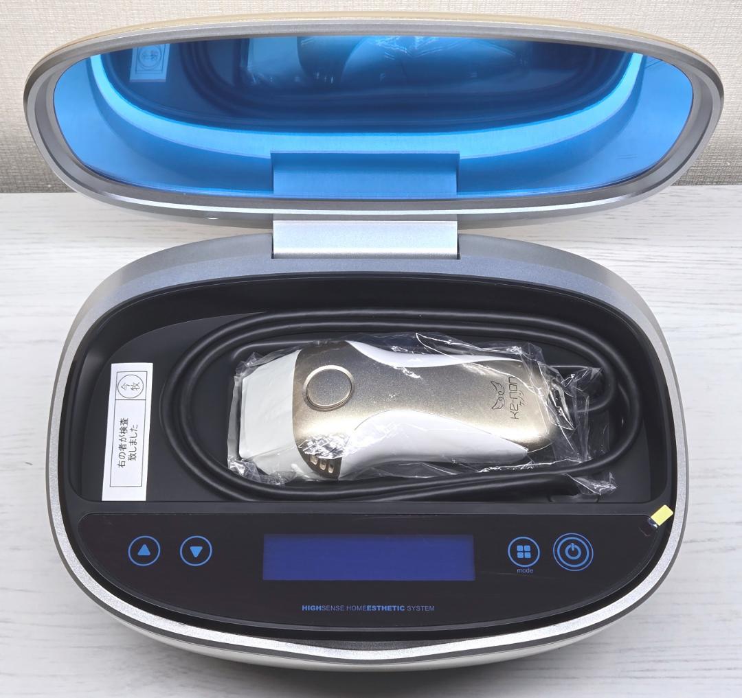 【未使用品】脱毛器 ケノン Ke-non Ver 8.6 シャンパンゴールド