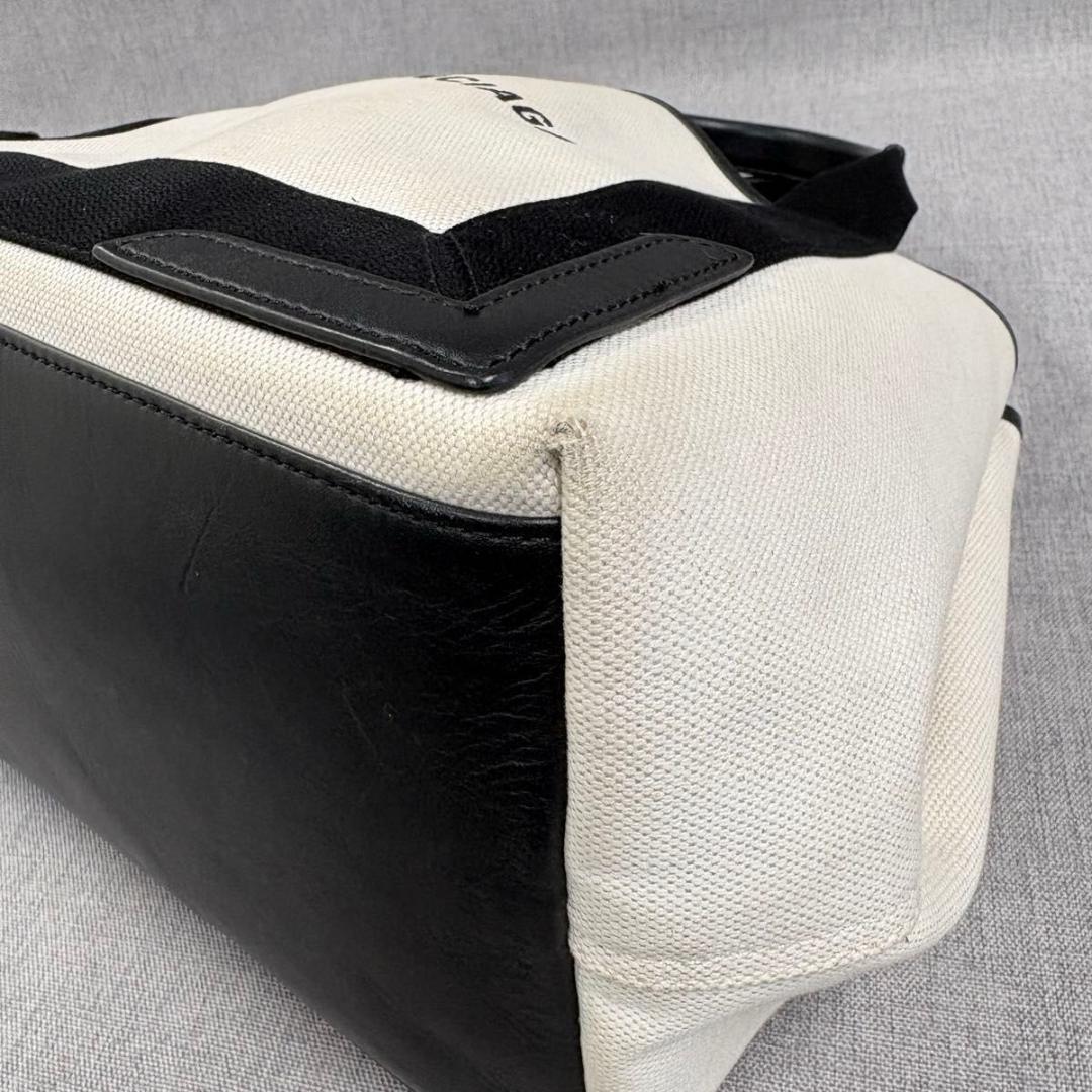 美品 BALENCIAGA バレンシアガ トートバッグ カバス S キャンバス