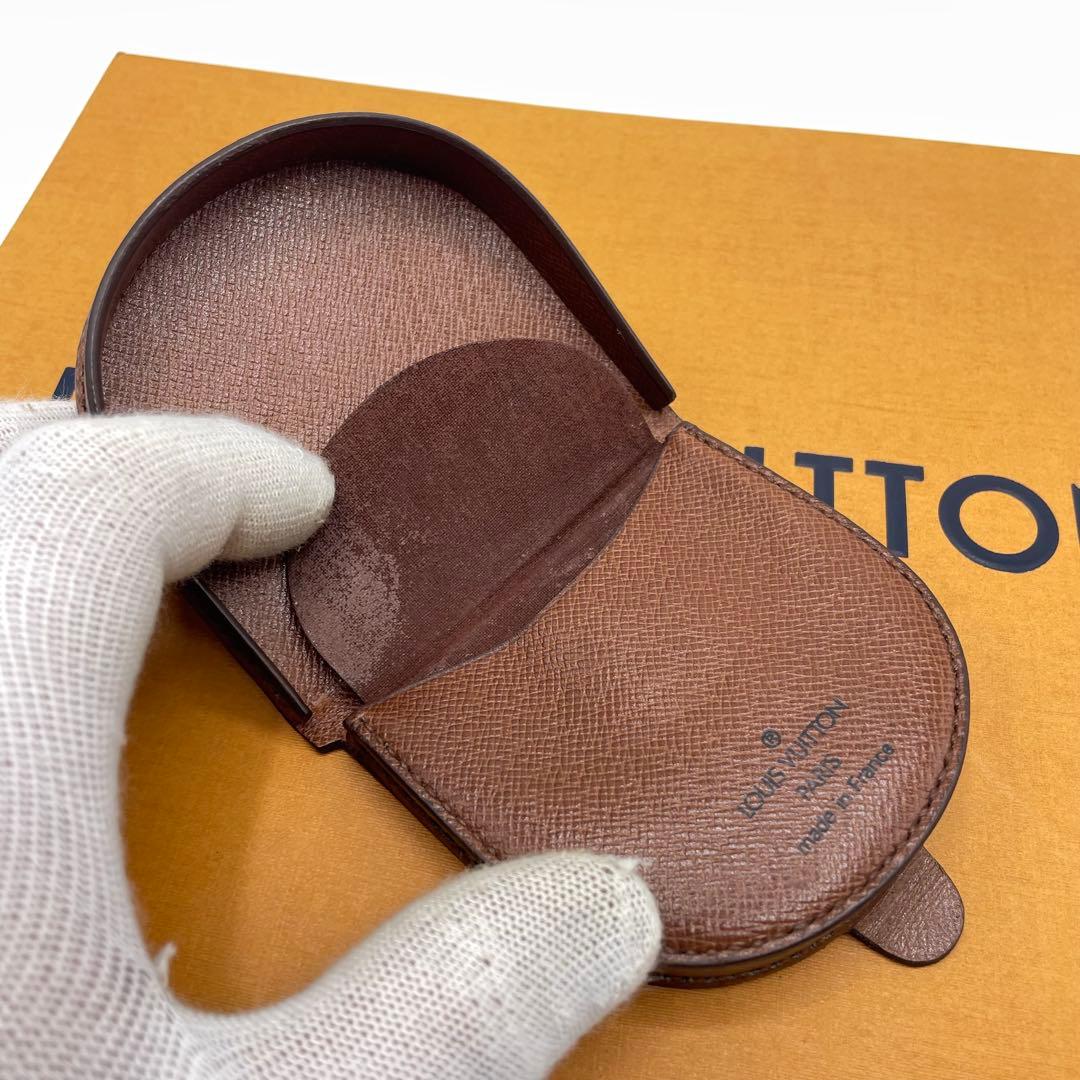 【美品】ルイヴィトン　ケース　ポルトモネキュベット　モノグラム　小銭入れ