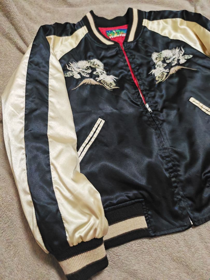 Hoshihime 日本製 限定龍 スカジャン unisex サテン