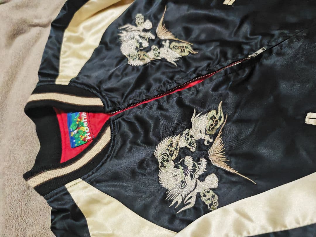 Hoshihime 日本製 限定龍 スカジャン unisex サテン